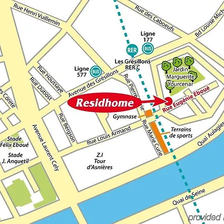 Residhome Lejlighedshotel Asnières
